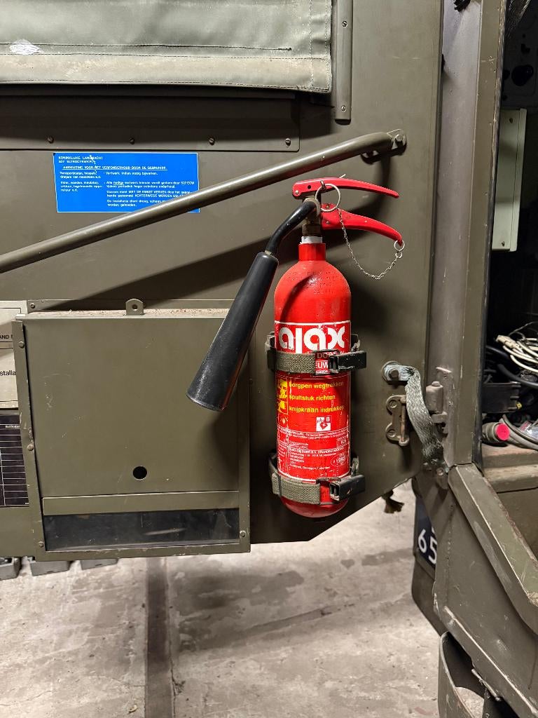 DAF YA 126 Brandblusser voor in Radiowagen, Ophalen, Landmacht, Nederland