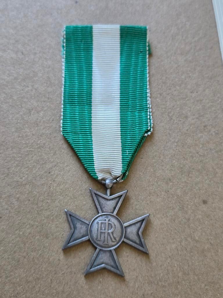 Italië zilveren militair dienstkruis jarenlange dienst, Ophalen of Verzenden, Overige landen