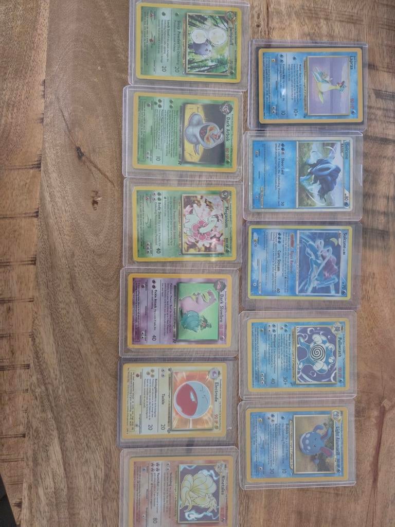 Oude Pokémon kaarten - Ninetales, Light Azumarill, etc., Ophalen