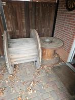 Kabelhaspel tafel - Tuin haard tafel uniek, Ophalen of Verzenden, Gebruikt