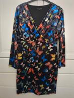 Smashed Lemon jurk zwart oranje geel fluweel velvet vlinders, Kleding | Dames, Overige kleuren, Maat 42/44 (L), Ophalen of Verzenden