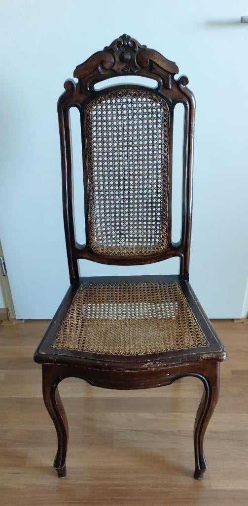 Antieke mahoniehouten stoel, GRATIS, 1880, Biedermeier, Ophalen of Verzenden
