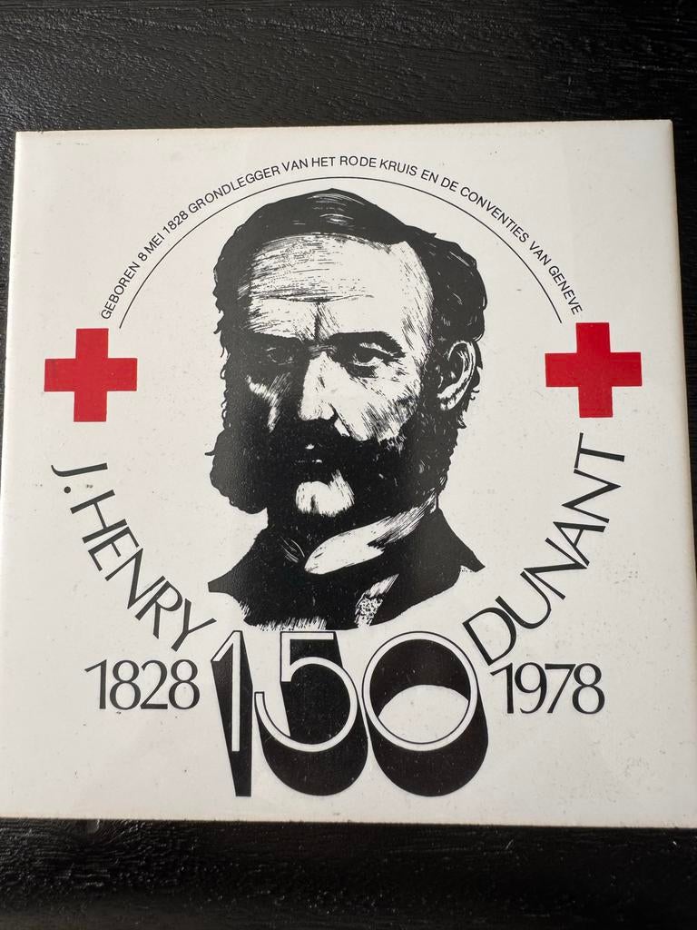 J. Henry Dunant 150 jaar - Rode Kruis herdenkingsplaat, Verzenden