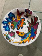 Naerebout Royal Delft Schaal - Kleurrijk en Uniek (41 cm), Antiek en Kunst, Antiek | Porselein, Ophalen