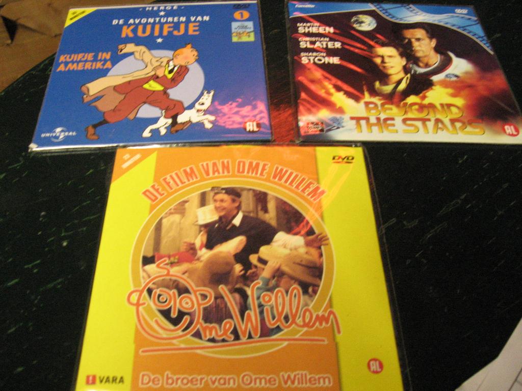 DVD Kuifje in Amerika-Beyond ther stars-Film van Ome Willem, Alle leeftijden, Overige genres, Ophalen of Verzenden, Zo goed als nieuw