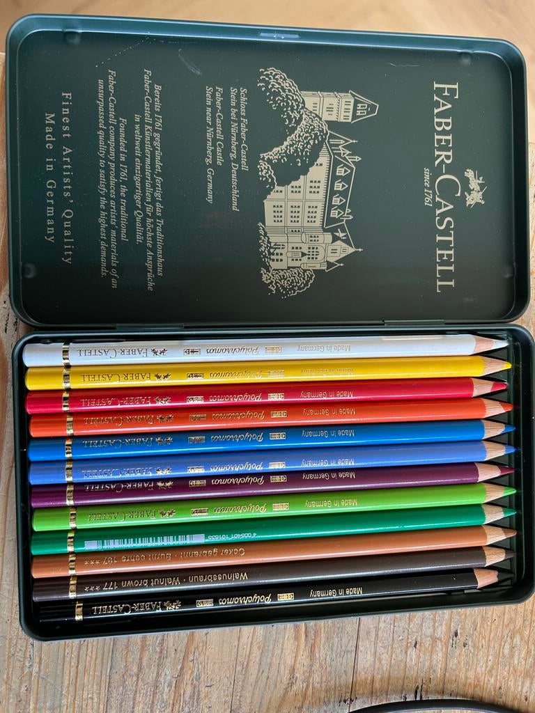 Faber Castell Polychromos potloden 12 stuks nieuw!, Ophalen of Verzenden, Zo goed als nieuw, Potlood of Stift