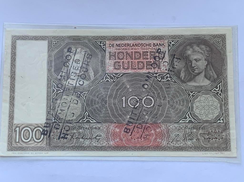 100 gulden biljet, Ophalen of Verzenden, 100 gulden