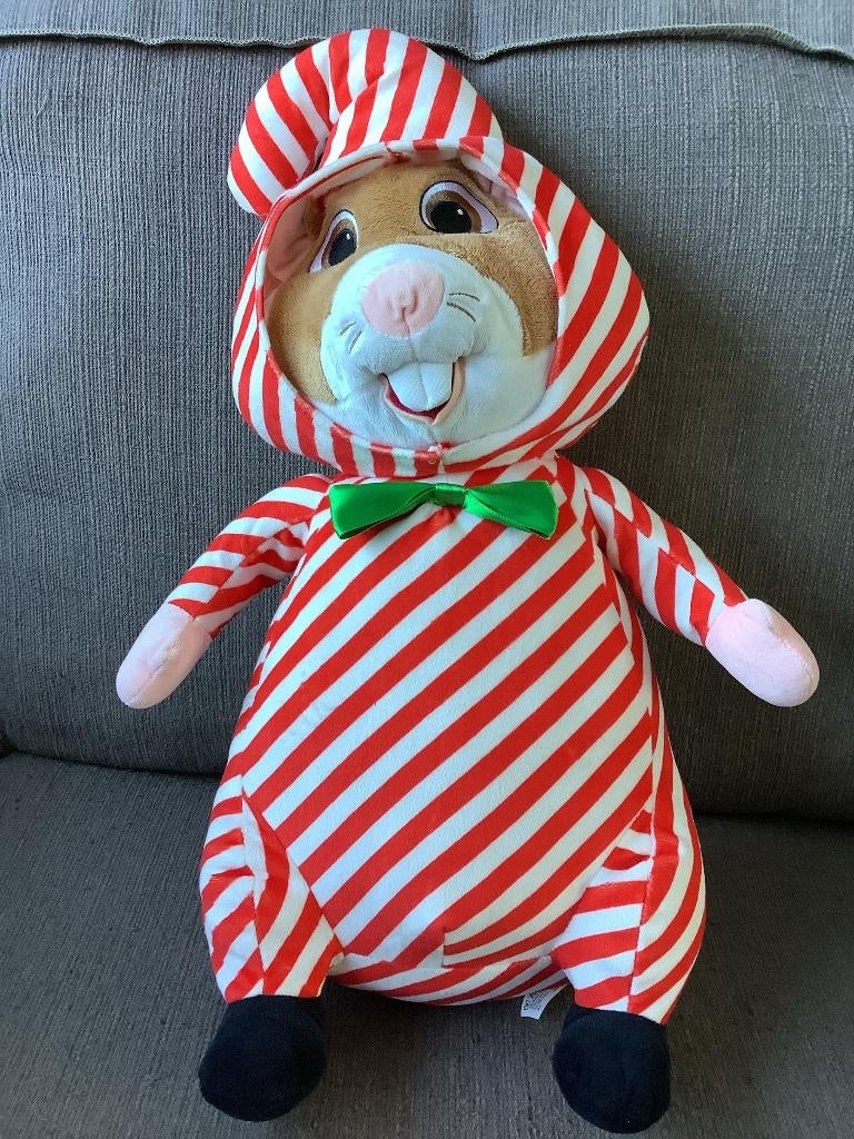 Grote zuurstok hamster kerst 52 cm 7,50 euro, Ophalen of Verzenden, Zo goed als nieuw, Overige typen