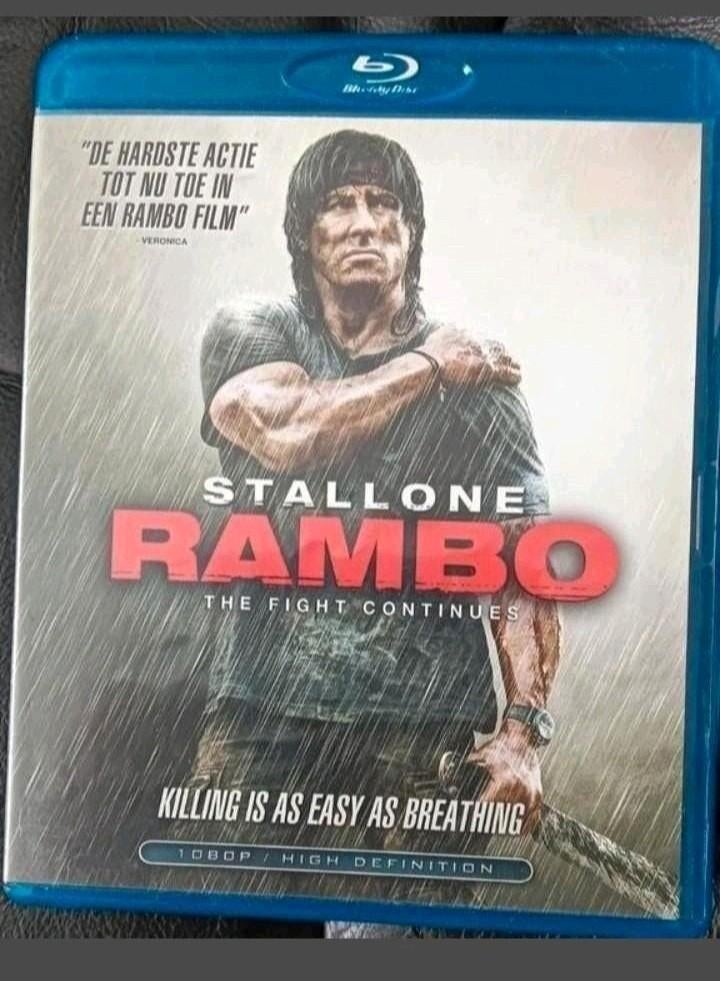Rambo bluray NL ondertiteld, Cd's en Dvd's, Blu-ray, Ophalen of Verzenden, Zo goed als nieuw, Actie