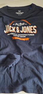 Longsleeve maat 152 Jack & Jones/ Tommy Hilfiger, kleur navy, Kinderen en Baby's, Kinderkleding | Maat 152, Ophalen of Verzenden