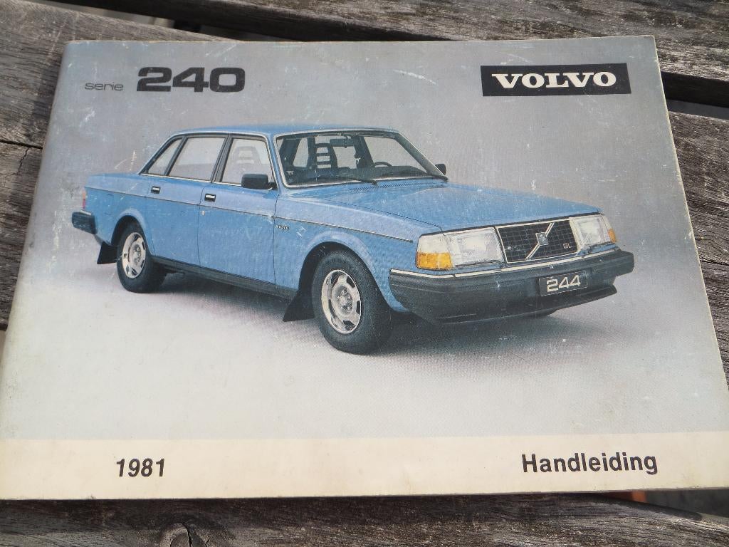 Instructieboek Volvo 240-serie Volvo 242, 244, 245 1980-81, Auto diversen, Handleidingen en Instructieboekjes, Ophalen of Verzenden