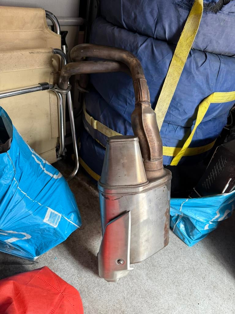 Kawasaki ninja 650 / z 650 uitlaat origineel, Motoren, Onderdelen | Kawasaki, Ophalen of Verzenden, Gebruikt