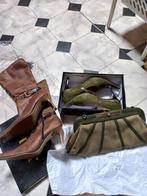 Aangeboden tas en een laars, Verzamelen, Militaria | Algemeen, Ophalen of Verzenden, Landmacht, Nederland, Overige typen