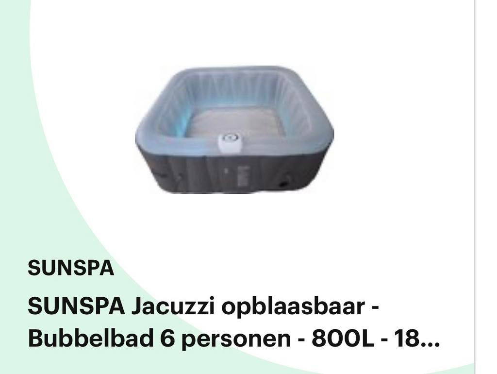 Jacuzzi, Tuin en Terras, Ophalen, Gebruikt, Filter, Opblaasbaar