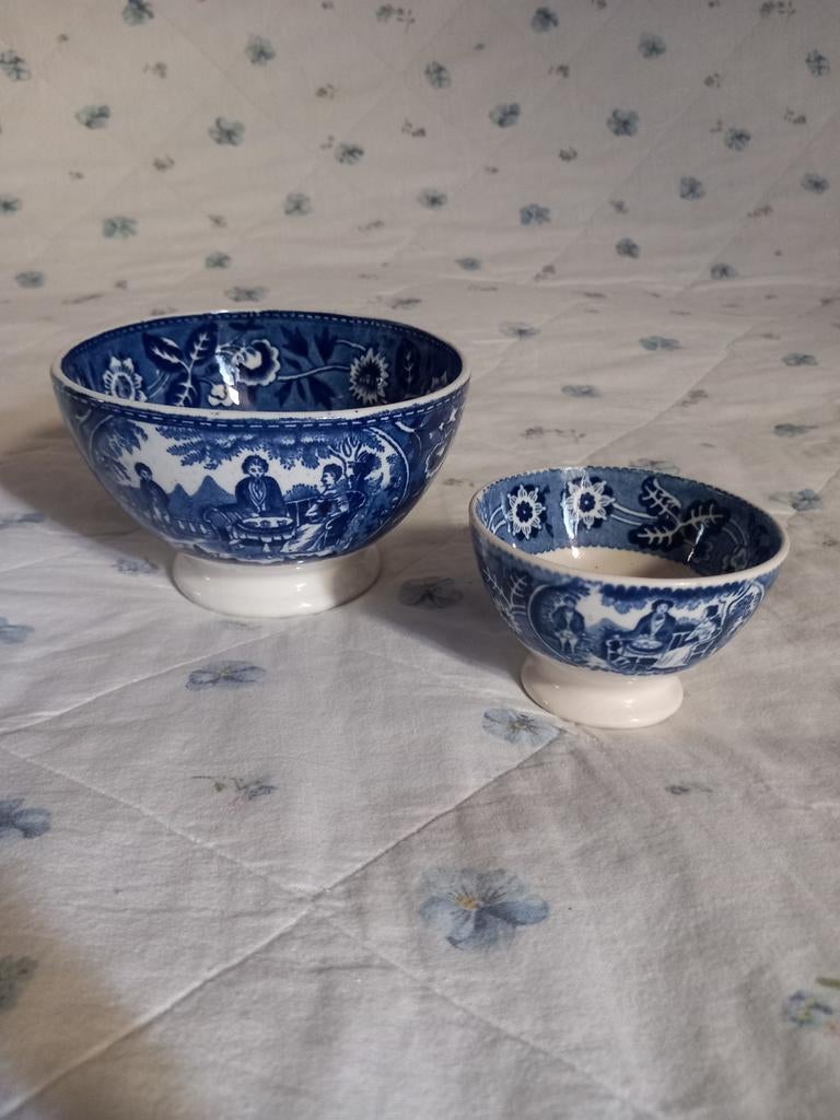 Societe ceramique Maastricht Teadrinker spoelkom en kommetje, Antiek en Kunst, Antiek | Servies los, Ophalen of Verzenden