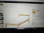 IKEA NEIDEN Bedframe, lattenbodem en matras (90x200 cm), Ophalen, 90 cm, Zo goed als nieuw, 200 cm