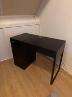 IKEA Micke Bureau Zwart - Compact en Functioneel, Ophalen of Verzenden, Gebruikt, Bureau