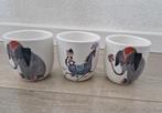 3 mokken kopjes veda fiep westendorp olifant dierenfeest, Ophalen of Verzenden, Zo goed als nieuw, Overige stijlen, Kop(pen) en/of Schotel(s)