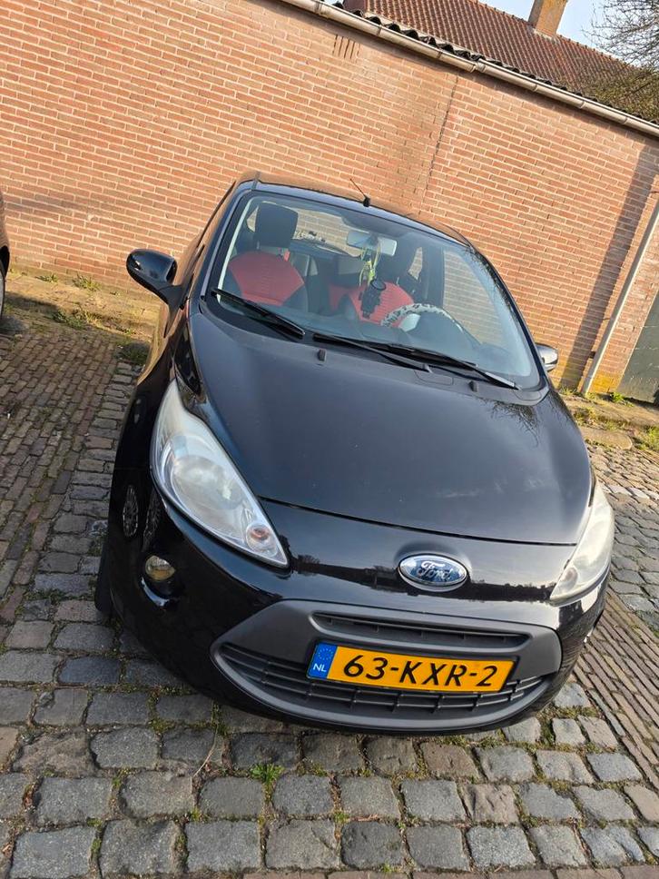 Ford Ka 1.2 51KW 2010 Zwart, Auto's, Ford, Particulier, Ka, ABS, Airbags, Airconditioning, Alarm, Elektrische buitenspiegels, Electronic Stability Program (ESP)