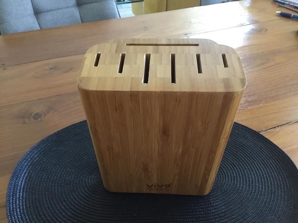 Messenblok Villeroy & Boch Vivo - Geschikt voor 7 messen, Hout, Ophalen of Verzenden, Bruin, Overige typen