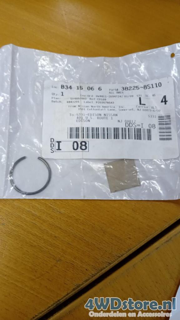 BORGRING LAGER 382258S110, Gebruikt, -, -, Ophalen of Verzenden