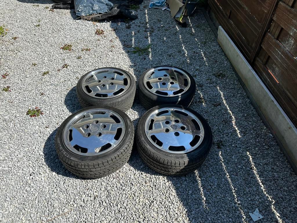 Porsche 928 S | 5x130 |16 inch | ET65 | 7J | Chrome |, Ophalen, Gebruikt, 16 inch, Band(en)