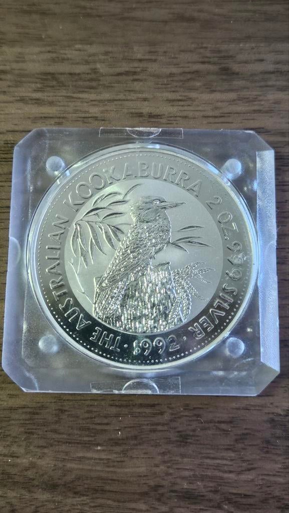2 ounce kookaburra 1992, Ophalen of Verzenden, Duitsland, Overige waardes, Zilver