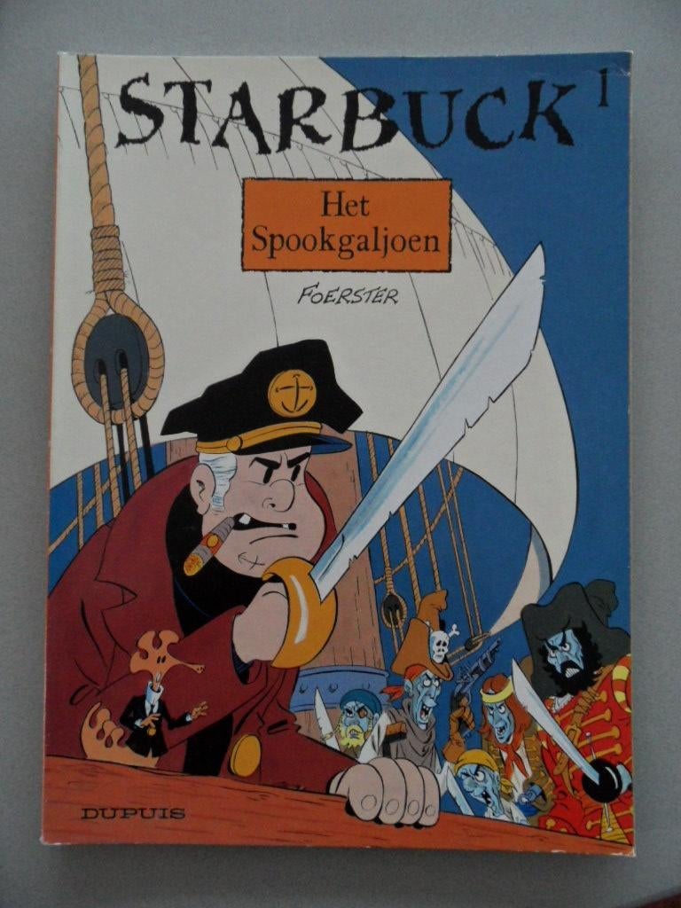 Starbuck 1. Het Spookgaljoen, Eén stripboek, Ophalen of Verzenden, Gelezen
