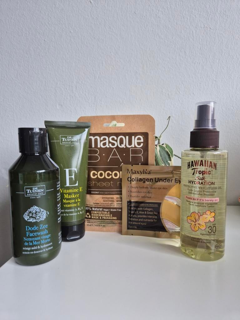 Selfcare / skincare pakket met diverse producten, Sieraden, Tassen en Uiterlijk, Uiterlijk | Gezichtsverzorging, Ophalen of Verzenden