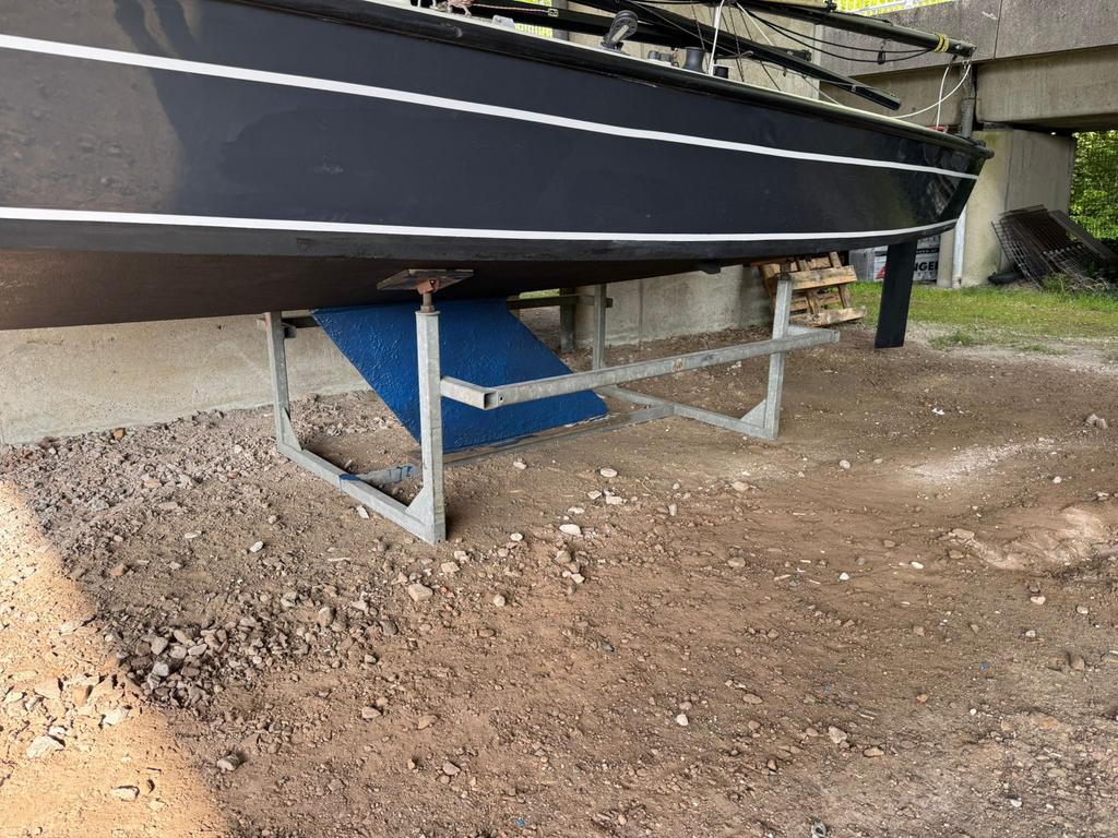 Gegalvaniseerde bootbokken met verstelbare stempels, Watersport en Boten, Ophalen, Gebruikt, Overige typen