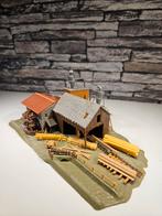 Houtzagerij fabriek N spoor modeltrein 1:160, Overige merken, Gebruikt, Gelijkstroom of Wisselstroom, Brug, Tunnel of Gebouw