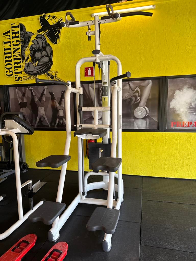 Technogym chin dip machine, Ophalen, Gebruikt, Armen