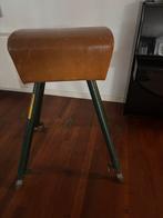 Vintage gymbok uit oude gymzaal, Ophalen of Verzenden, Gebruikt