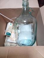 Glazen Gistfles / Dame-Jeanne (5 Liter) met handvat, Ophalen, Zo goed als nieuw