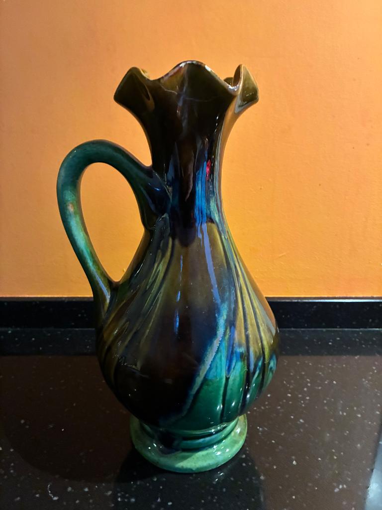 Vintage Bay Keramik west Germany vaas, Antiek en Kunst, Antiek | Vazen, Ophalen of Verzenden