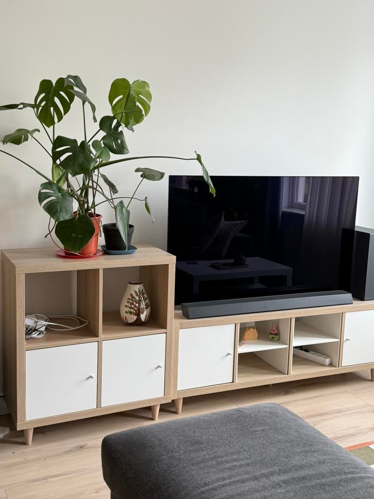 Ikea KALLAX TV stand, Ophalen, Zo goed als nieuw, 25 tot 50 cm, Minder dan 100 cm