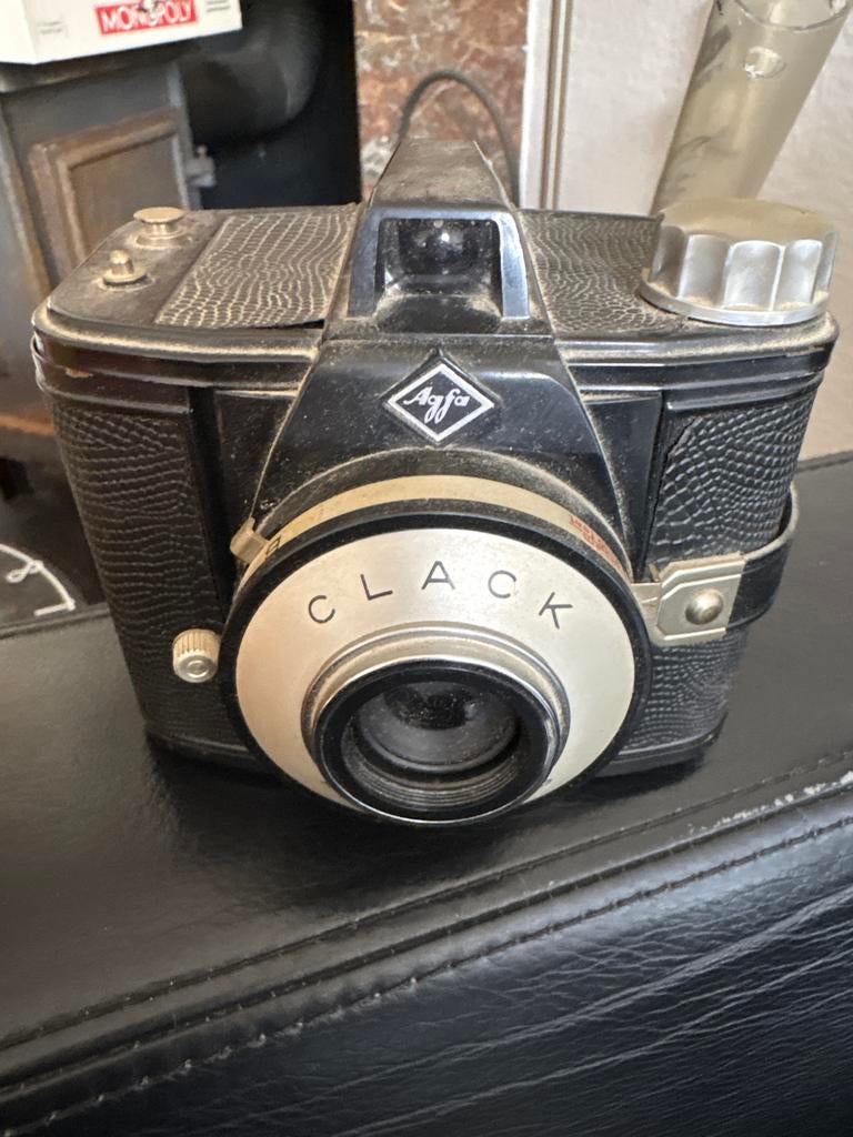 Vintage Agfa Clack Camera - Klassieke Fotografie, Audio, Tv en Foto, Fotocamera's Analoog, Ophalen of Verzenden, Gebruikt, Compact