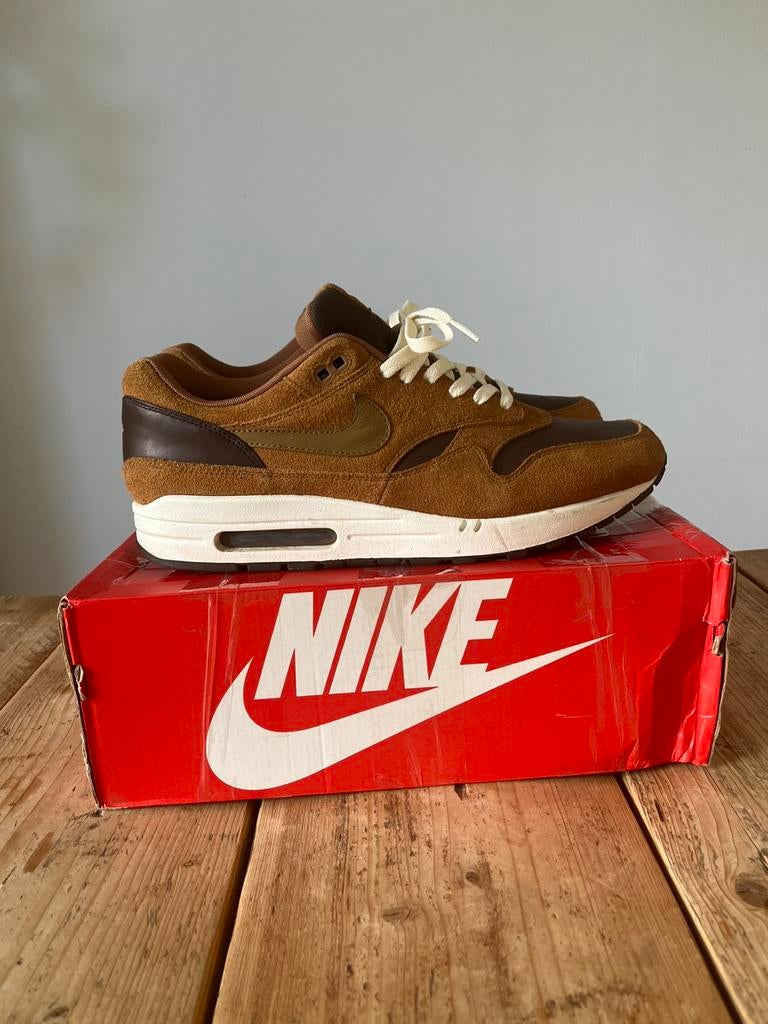 Nike Air Max 1 Brown maat 46, Kleding | Heren, Schoenen, Bruin, Ophalen of Verzenden, Sneakers of Gympen, Zo goed als nieuw