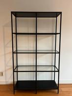 IKEA zwarte stellingkast VITTSJÖ, Ophalen of Verzenden, Zo goed als nieuw