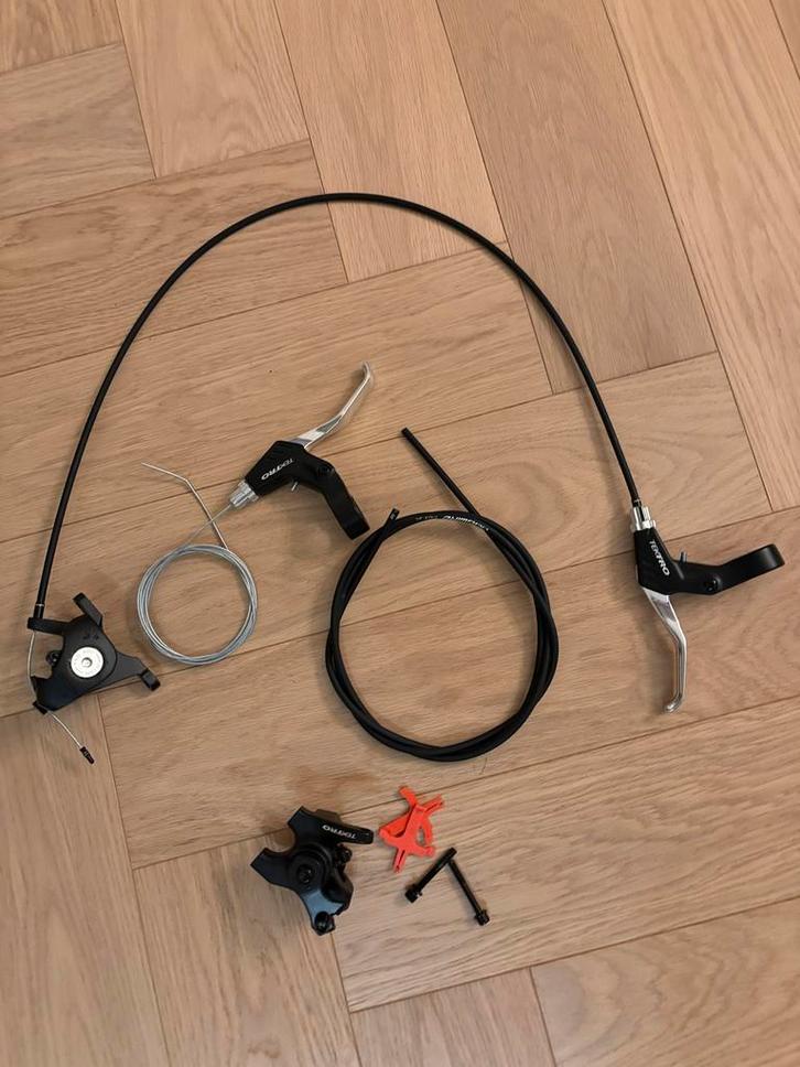 Tektro fietsremset - compleet met kabels en hendels, Fietsen en Brommers, Fietsonderdelen, Nieuw, Algemeen, Overige typen, Ophalen