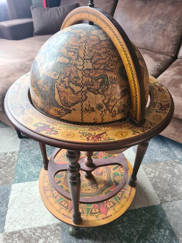 Drank Globe - Wereldbol Bar - Made in Italy, Ophalen, Gebruikt