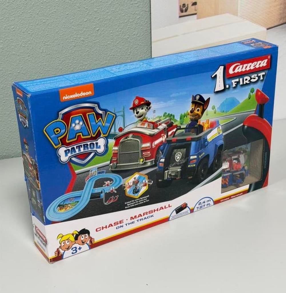 Carrera FIRST Racebaan PAW Patrol - Rescue Chase Marshall, Racebaan, Zelf te bouwen, Carrera, Nieuw