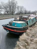 Woonboot platbodem, Watersport en Boten, Ophalen, Gebruikt, Motor en Techniek