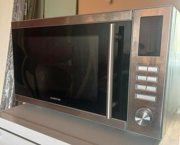 Inventum ovenmagnetron - Goed onderhouden, Witgoed en Apparatuur, Magnetrons, Ophalen, Combimagnetron, Gebruikt, Grill