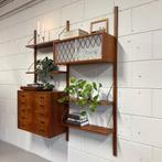 - Vintage wandmeubel •GL Møbler, Randers Denmark• -, Gebruikt, ., 150 tot 200 cm, Ophalen of Verzenden