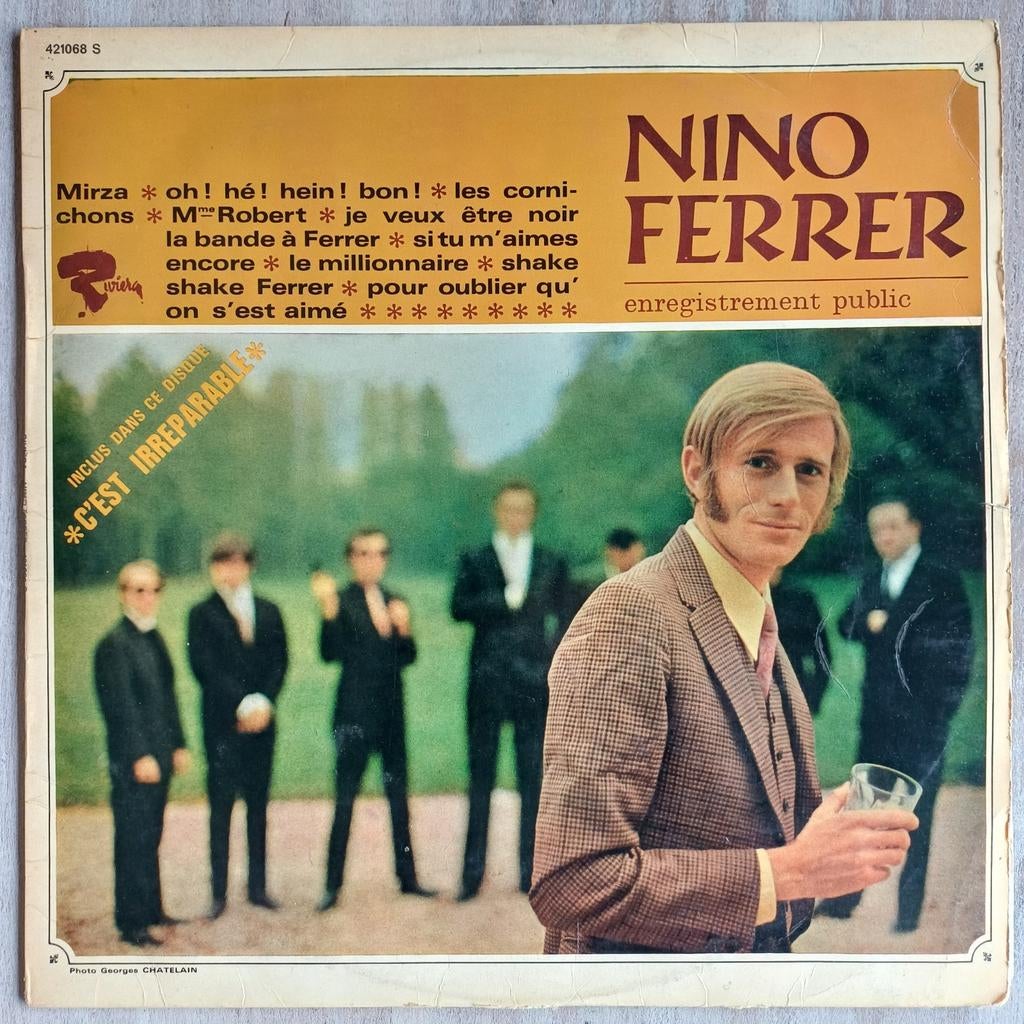 Nino Ferrer LP - Enregistrement Public, Ophalen of Verzenden, Gebruikt, 12 inch
