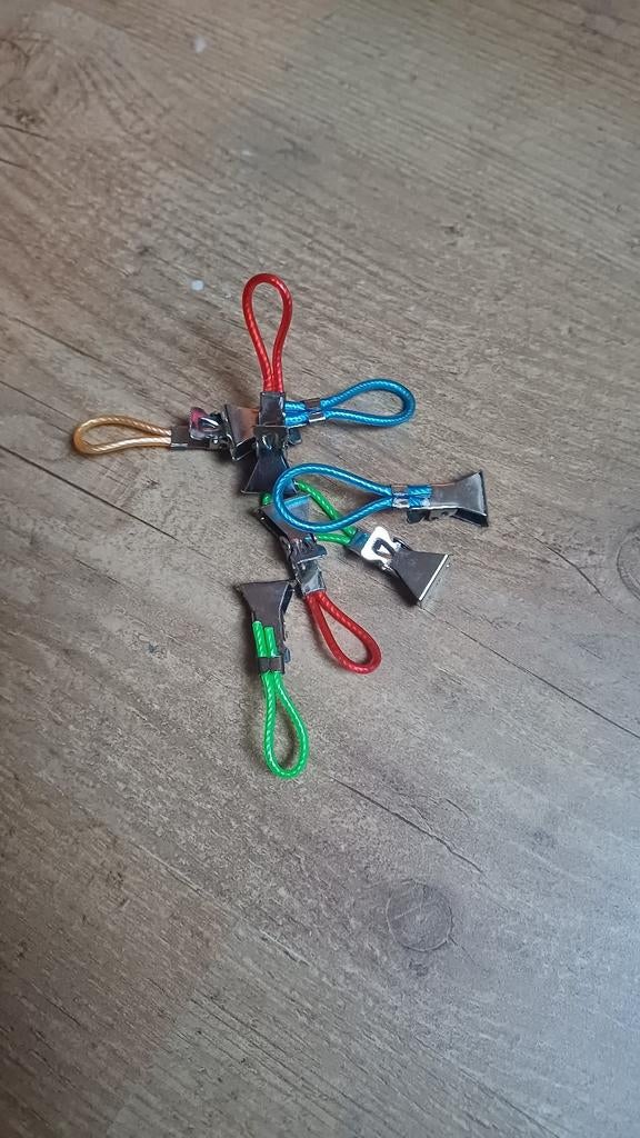 Handdoeken haakjes / klemmetjes, Ophalen