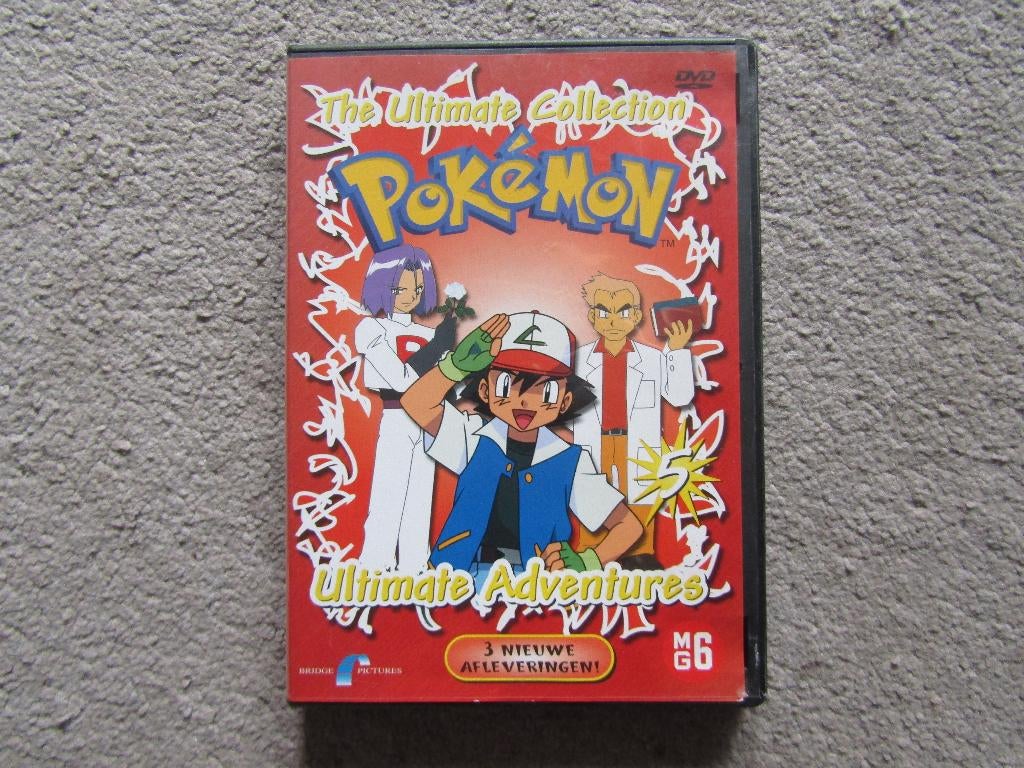 DVD: Pokemon - Ultimate adventures 3 nieuwe afleveringen, Cd's en Dvd's, Gebruikt, Alle leeftijden, Overige genres, Ophalen of Verzenden