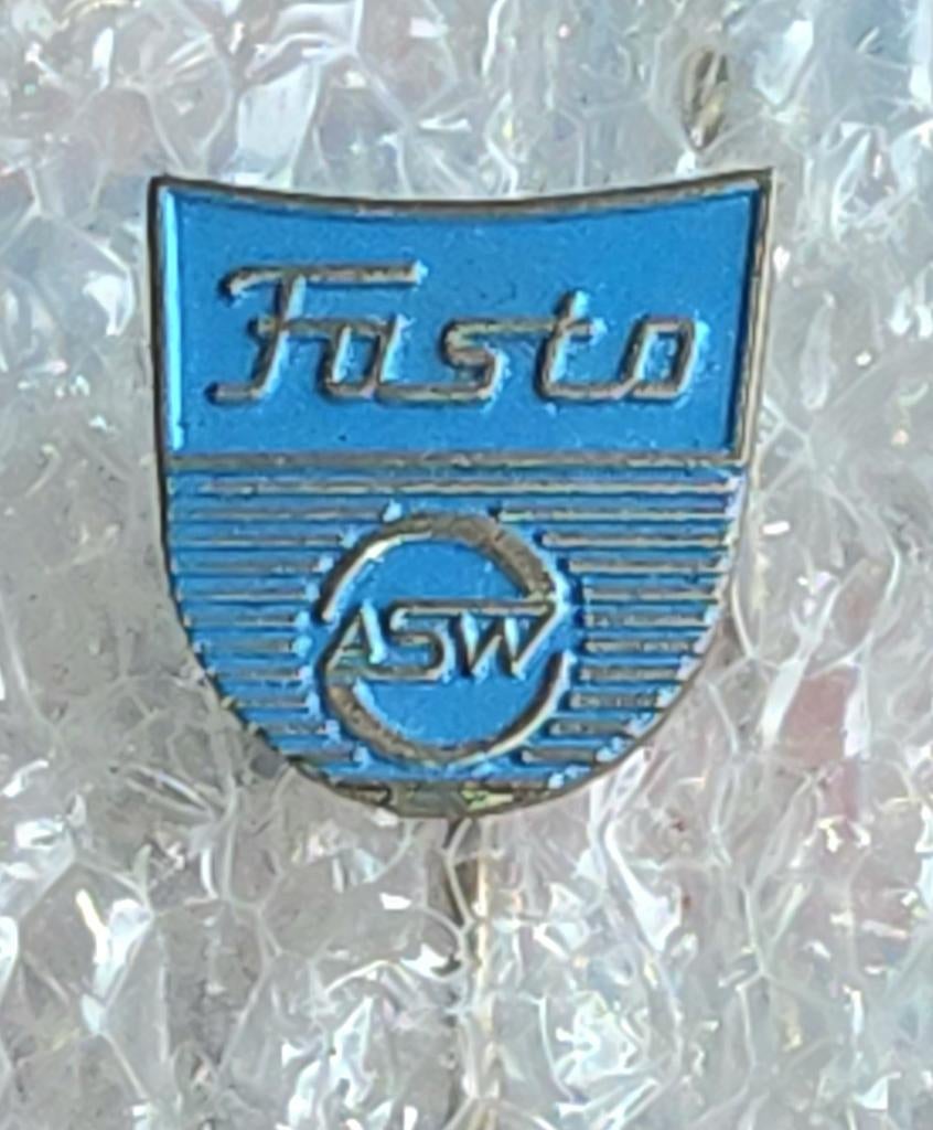 Vintage Speldje Fasto Geisers ASW - Verzamelobject, Ophalen of Verzenden, Gebruikt, Merk, Speldje of Pin