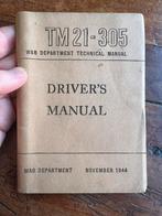 WO2 Amerikaans Drivers Manual KTR Chauffeur Jeep 1944, Verzamelen, Militaria | Tweede Wereldoorlog, Amerika, Ophalen of Verzenden
